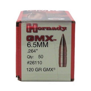 Hornady 6.5mm Bullets .264" 120gr GMX (Per 50)
