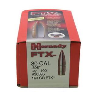 Hornady 30 Caliber Bullets .308" 160gr FTX (Per 100)