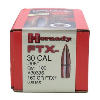 Hornady 30 Caliber Bullets .308" 160gr (Per 100), Flex Tip