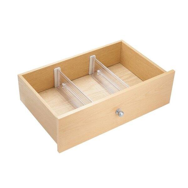 Shop Interdesign Linus Adjustable Deep Drawer Dividers Set Of 2