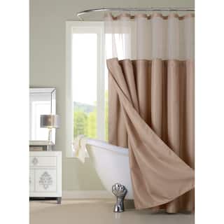 Gracewood Hollow Asimov Hotel Shower Curtain With Detachable Liner 3 Options Available