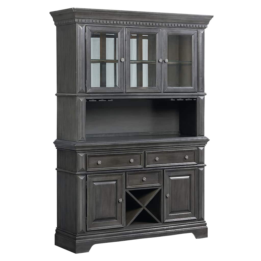 Garrison Grey Rubberwood/Veneer Buffet