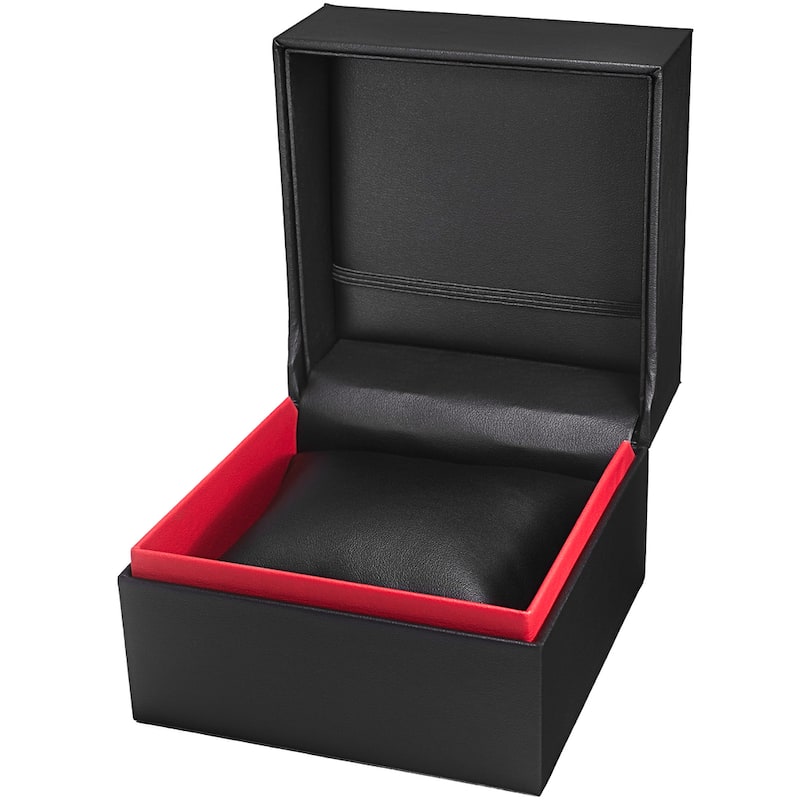 Burgi Women's Diamond Reed Design Dial Gold-Tone/White Leather Strap Watch