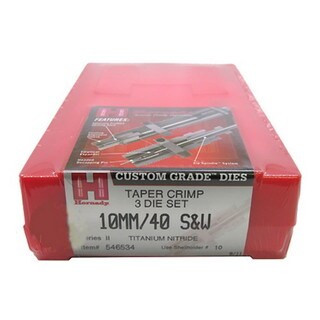 Hornady Series II 2-Die Set 3 Dies, 10mm/40S&W Taper Crimp