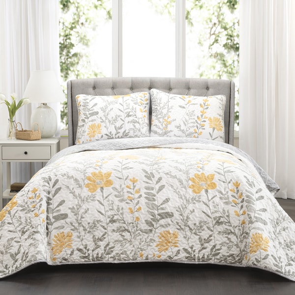 Greenland Home Fashions Watercolor Dream 100% Cotton Modern Floral