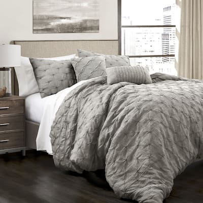 grey comforter sets queen