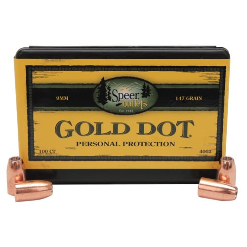 Speer 9mm (Per 100) 147 Gr GD HP