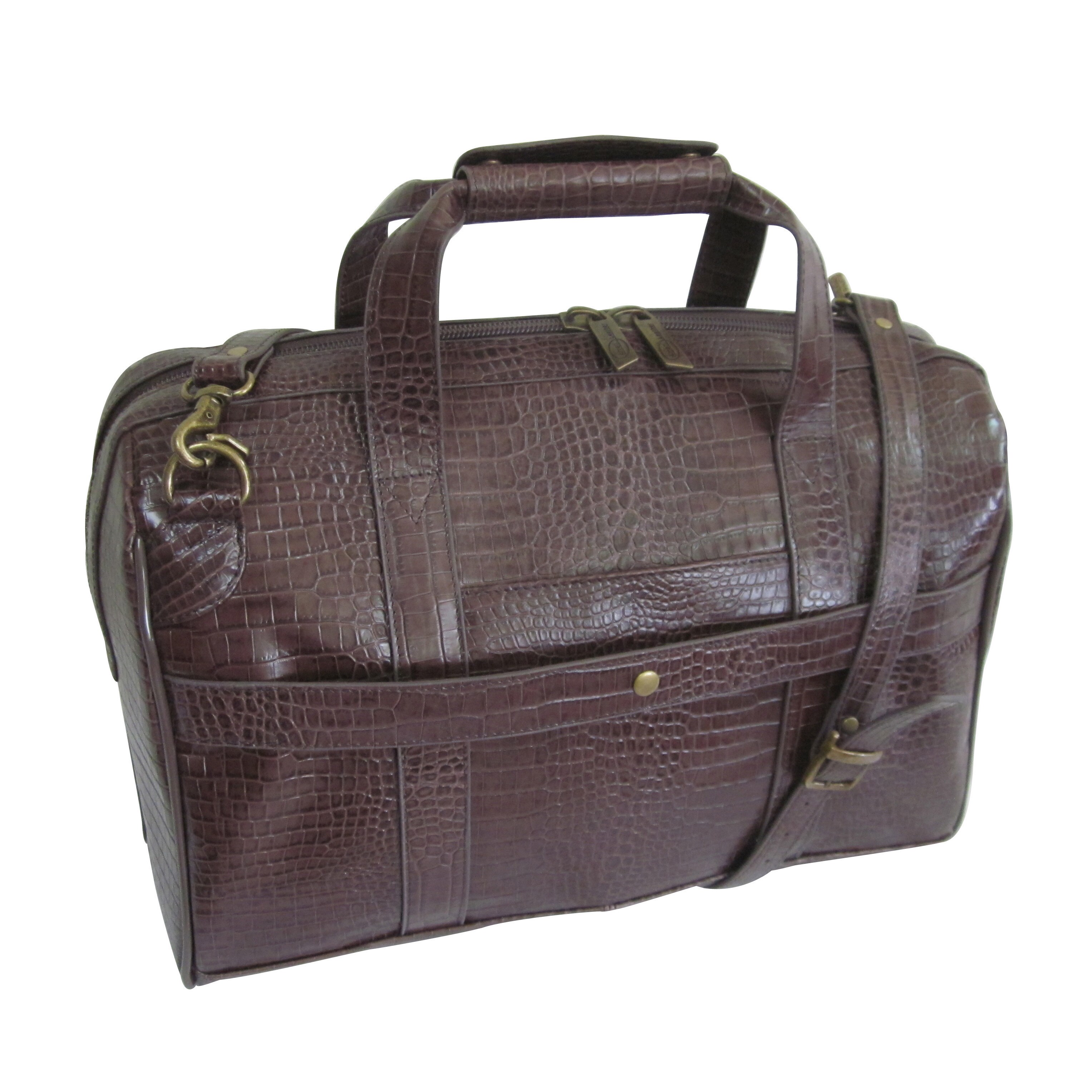 leather carry on duffel