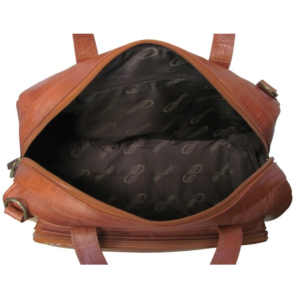 leather weekend duffel