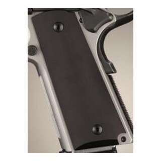 Hogue Colt & 1911 Government Grips Aluminum Matte Black Anodized