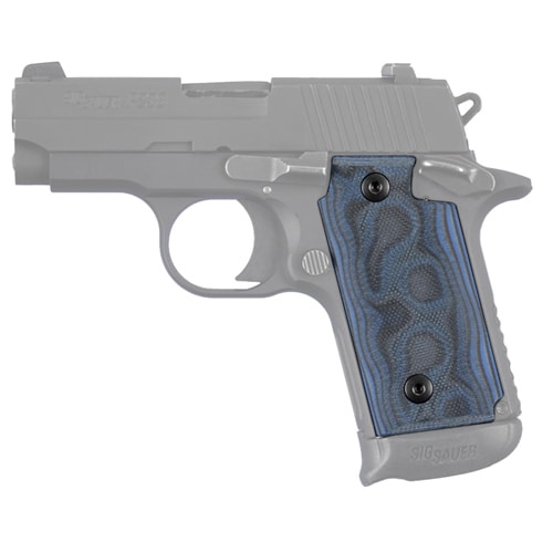 Hogue Sig P238 Grips G-10 G-Mascus Blue Lava