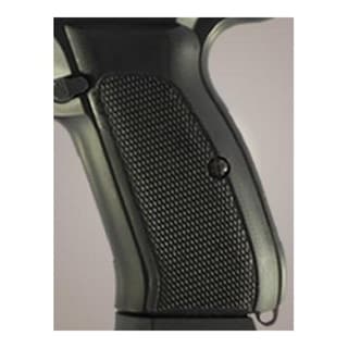 Hogue CZ-75/CZ-85 Grips Checkered G-10 Solid Black
