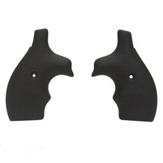Hogue S&W J Frame Round Butt Grip Bantam G-10 Solid Black