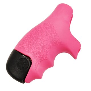 Hogue S&W J Frame Round Butt Grip Centennial/Body Guard Rubber, Tamer Grip, Pink