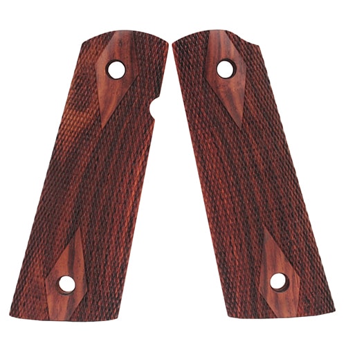Hogue Colt & 1911 Government S&A Mag Well Grips Coco Bolo Checkered