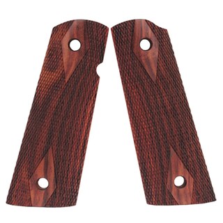Hogue Colt & 1911 Government S&A Mag Well Grips Coco Bolo Checkered
