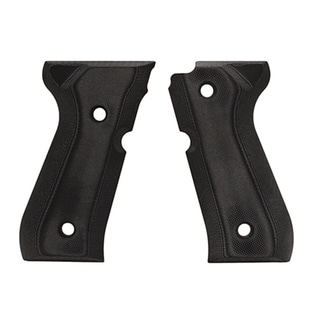 Hogue Beretta 92 Grips G-10 Solid Black