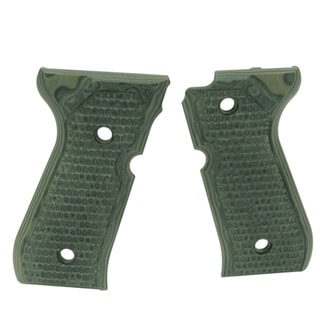 Hogue Beretta 92 Grips Piranha G-10 G-Mascus Green
