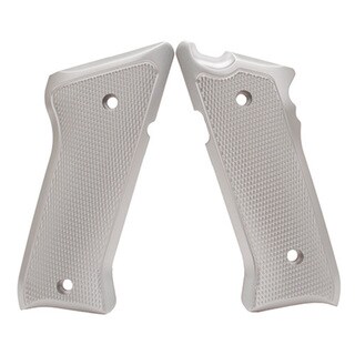 Hogue Ruger Mark II/Mark III Grip Checkered Aluminum Brushed Gloss Clear Anodized