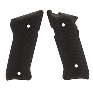 Hogue Ruger Mark II/Mark III Grip Checkered Aluminum Matte Black Anodized