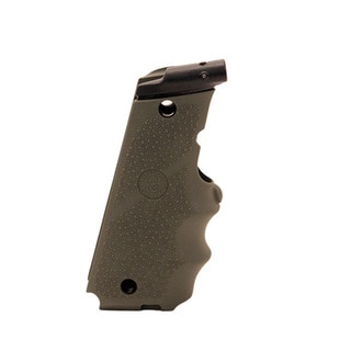 Hogue LE Government Rubber Laser Grip w/Finger Grooves Olive Drab Green