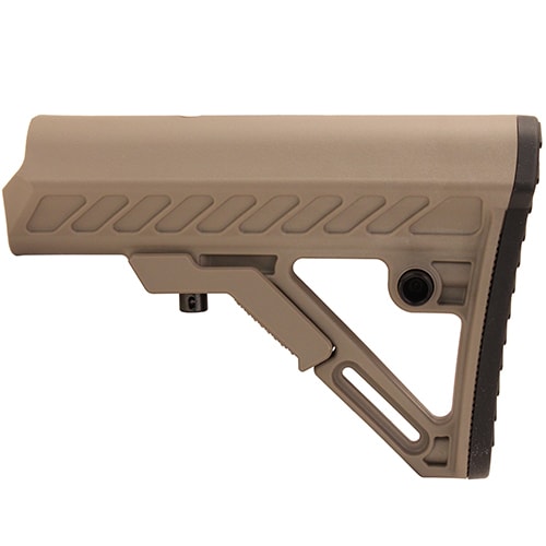 Leapers Inc. UTG Pro Model 4 Ops Ready S2 Mil Spec Stock Only, Flat Dark Earth