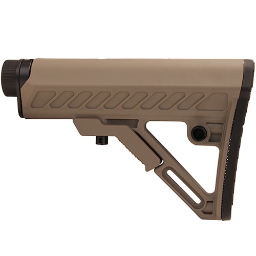 Leapers Inc. UTG Pro Model 4 Ops Ready S2 Commercial Spec Stock Kit, Flat Dark Earth