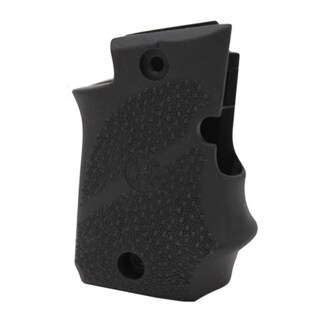 Hogue Sig P938 Rubber Grip Ambidextrous, w/Finger Grooves Black