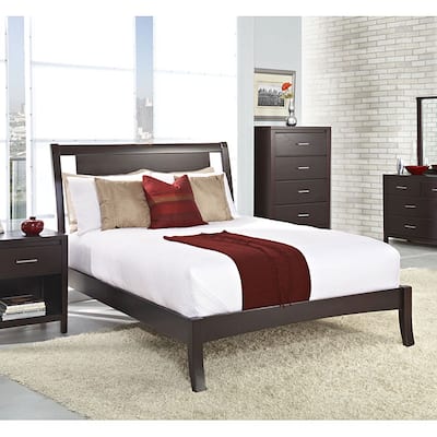 Floating Panel Full-size Sleigh Bed