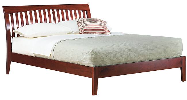 Contemporary Shaker Full-size Platform Bed
