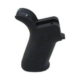 Hogue AR-15 Rubber Grip Beavertail No Finger Grooves Black