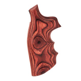 Hogue S&W K or L Frame Square Butt Grips Rose Laminate