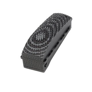 Hogue Colt, 1911 Government Mainspring Housing G-10 Checkered Arched G-Mascus Black/Gray