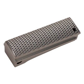 Hogue Colt, 1911 Government Mainspring Housing Aluminum Checkered Flat Brushed Gloss Clear Anodized