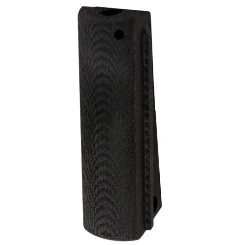 Hogue Colt, 1911 Government Mainspring Housing G-10 Glat Solid Black