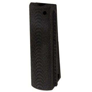 Hogue Colt, 1911 Government Mainspring Housing G-10 Glat Solid Black