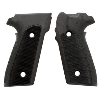Hogue Sig P228/P229 Grips Checkered G-10 Solid Black