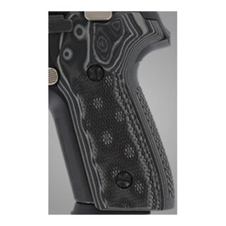 Hogue Sig P228/P229 Grips Checkered G-10 G-Mascus Black/Gray