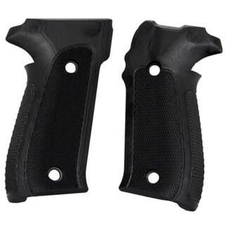 Hogue Sig P226 Grips Checkered G-10 Solid Black