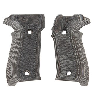 Hogue Sig P226 Grips Checkered G-10 G-Mascus Black/Gray