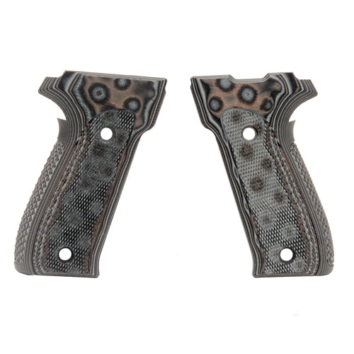 Hogue Sig P226 Grips DAK, Checkered G-10 G-Mascus Black/Gray