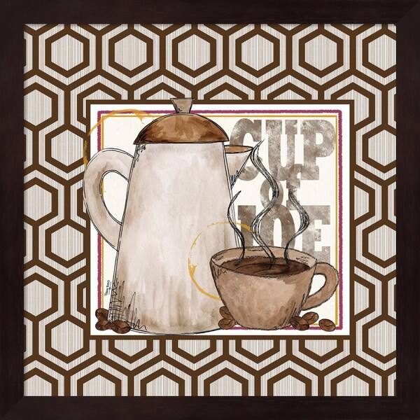Tara Reed 'Modern Coffee I' Framed Art Overstock 14403804