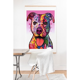 Dean Russo 'Cherish the Pitbull' Art Print and Hanger - Bed Bath ...