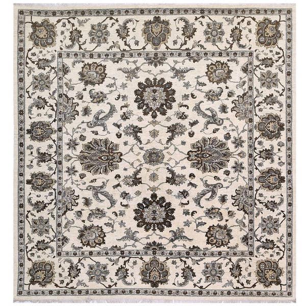 slide 2 of 9, Handmade One-of-a-Kind Vegetable Dye Oushak Wool Rug (Afghanistan) - 11'6 x 11'9
