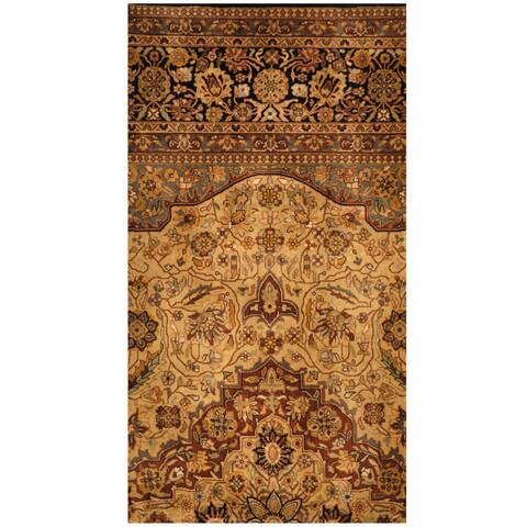 HERAT ORIENTAL Handmade One-of-a-Kind Oushak Wool Rug - 2'2 x 4'