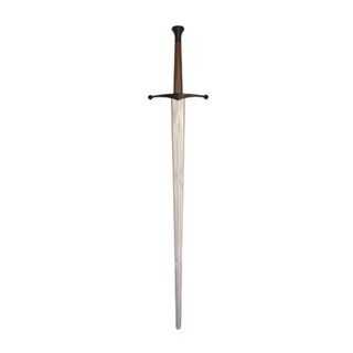 CAS Hanwei Composite Longsword Silver Blade, Black Guard, Brown Handle, Black Pommel