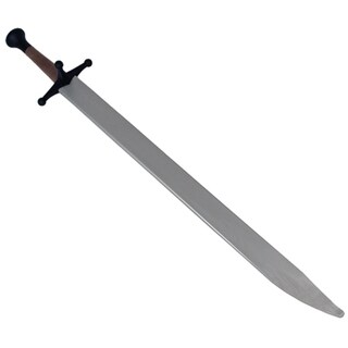 CAS Hanwei Complete Messer Silver Blade, Black Guard, Brown Handle