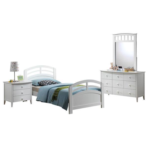 Shop Acme Furniture San Marino 4 Piece Twin Bedroom Set In