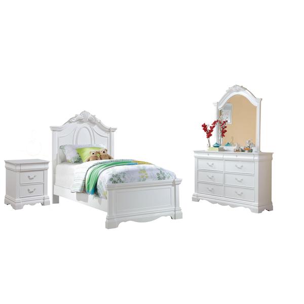 Shop Acme Furniture Estrella 80-Piece Bedroom Set in White - Free ...