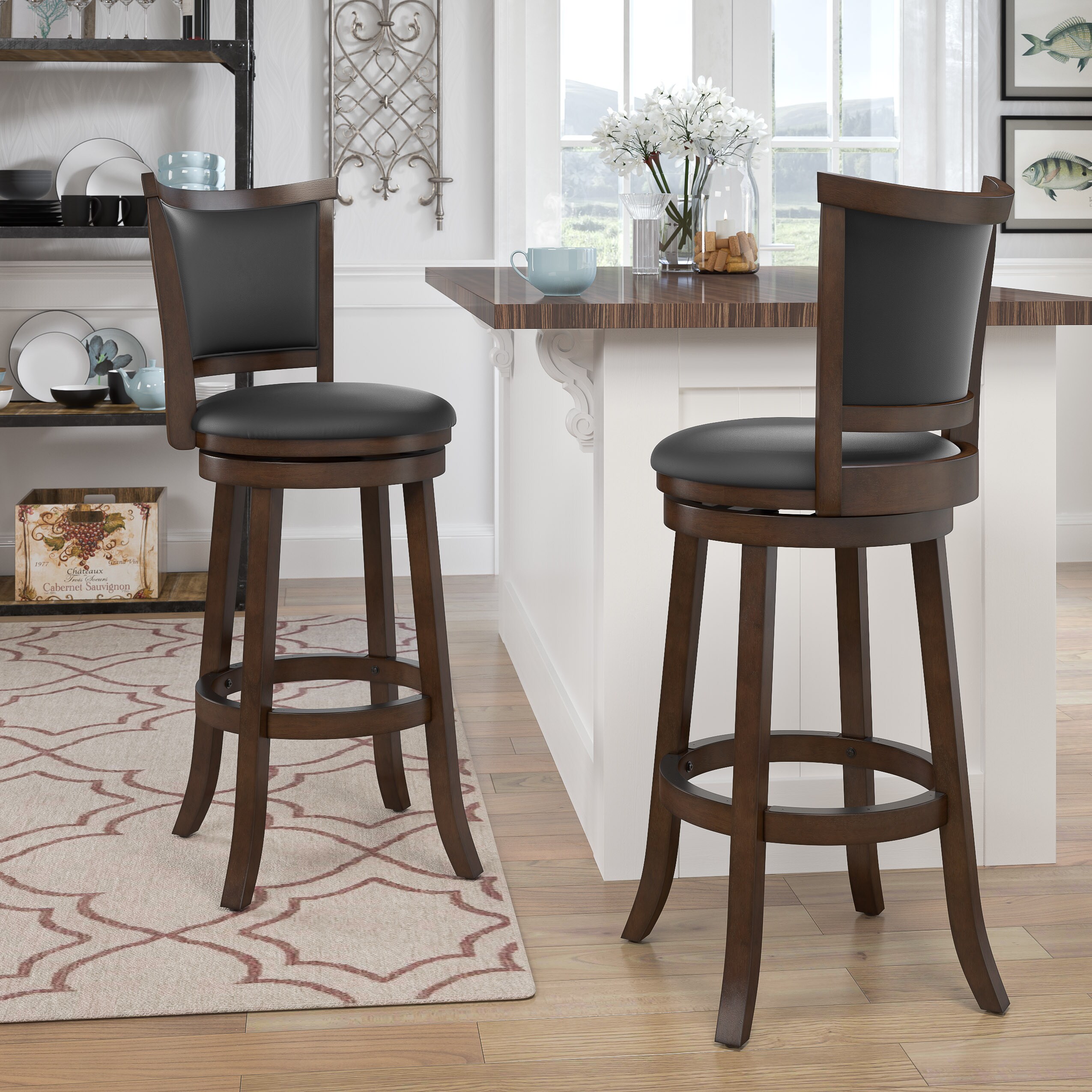 brockway swivel bar stool